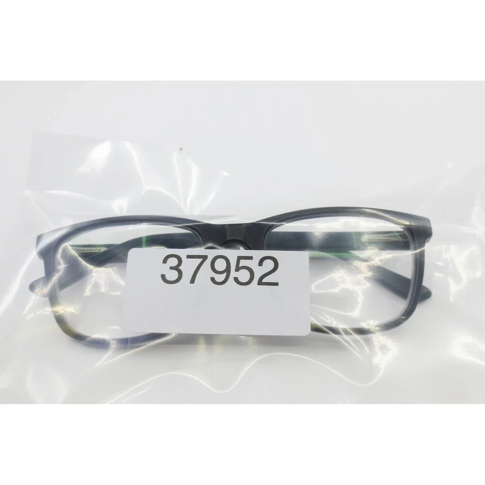 Matte Black Rectangular Eyeglasses Frames Full Rim Classic Retro Style 37952